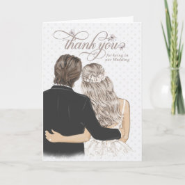 Thank You Wedding Wedding Attendants Taupe Kort