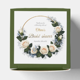 Thank you White Roses & Blue Baby’s Breath  Presentaskar