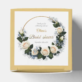 Thank you White Roses & Blue Baby’s Breath  Presentaskar