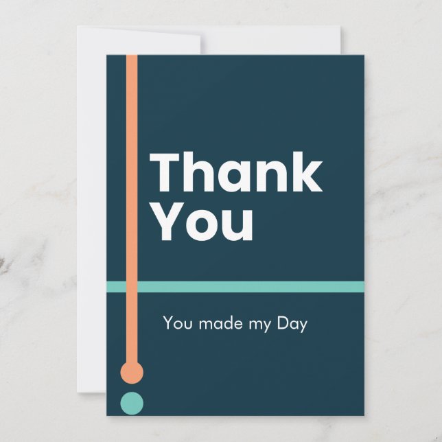 ​Thank You - You made my Day Julkort (Framsida)