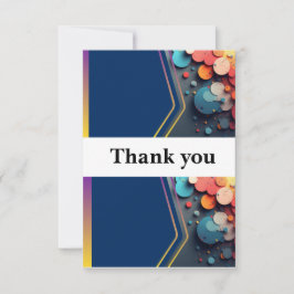 Thank your loved ones with this beautiful wedding tack kort