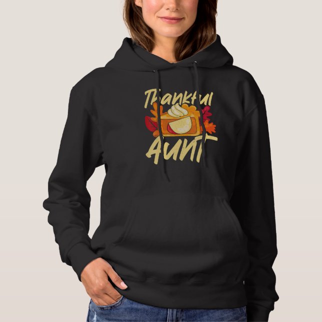 Thankful Aunt Thanks Giving  Thanksgiving Aunt T Shirt (Framsida)