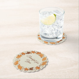 Thankful for You Fall Thank You Cards Underlägg Papper