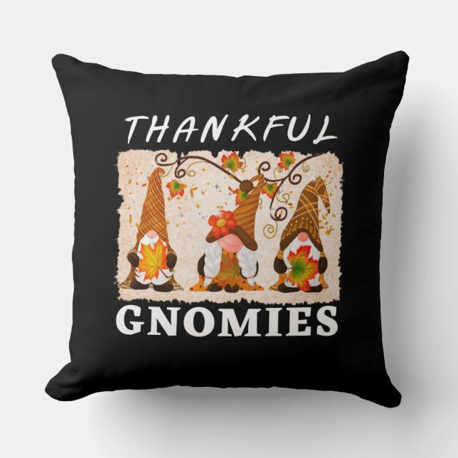 Thankful Gnomies Kudde (Framsida)