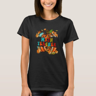 Thankful Grateful Blessed Math Teacher Pumpkin Aut T Shirt