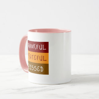 Thankful Grateful Blessed Mug Mugg