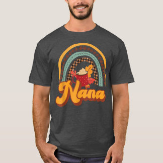 Thankful Grateful Blessed Nana Fall Autumn Hallowe T Shirt