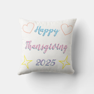 Thankful Grateful Blessed Pillow – Cozy Decor Kudde