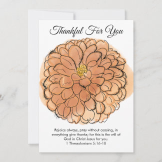 Thankful Greeting Card Julkort