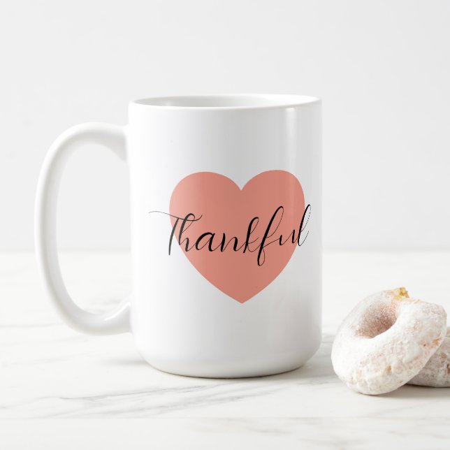 Thankful  kaffemugg (Med munk)
