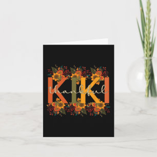 Thankful Kiki Grandmor Thanksgiving Kiki Grandm Kort