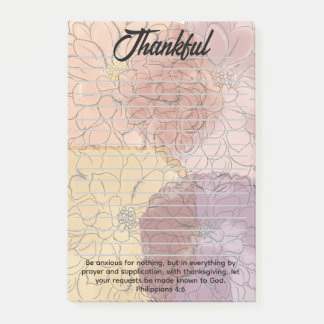 Thankful Post Its Post-it Block