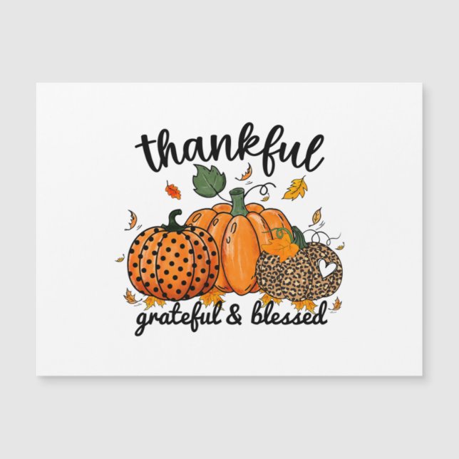Thankful Pumpkin Grateful And Blessed  (Framsida)
