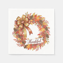 Thankful Wreath Pappersservett