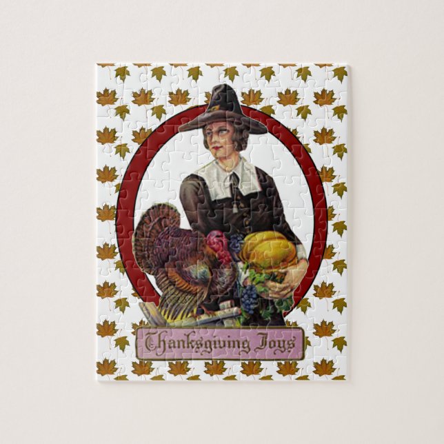 Thankgiving glädjepussel pussel (Vertikal)