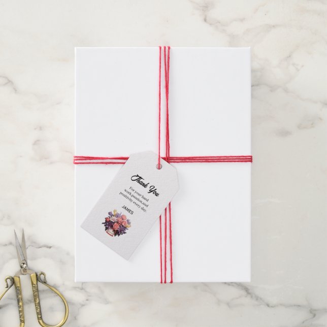 Thanks Appreciation Administrative Professionals  Presentetikett (Med Snöre)