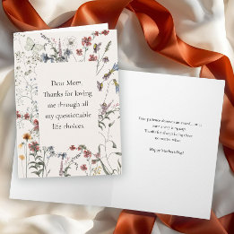 Thanks for Loving Me Anyway Mother's Day Kort