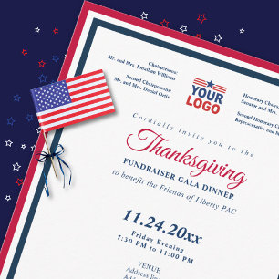 Thanksgiving 2026 Politisk stiftelse Gala Dinner Inbjudningar