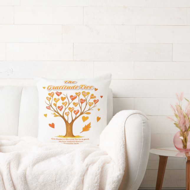 Thanksgiving 20 x 20 tum Dekorativ kudde (Soffa)