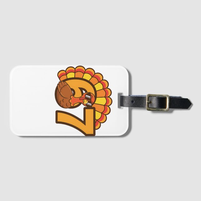 Thanksgiving 67  Retro  Vibes Bagagebricka (Framsida horisontal)