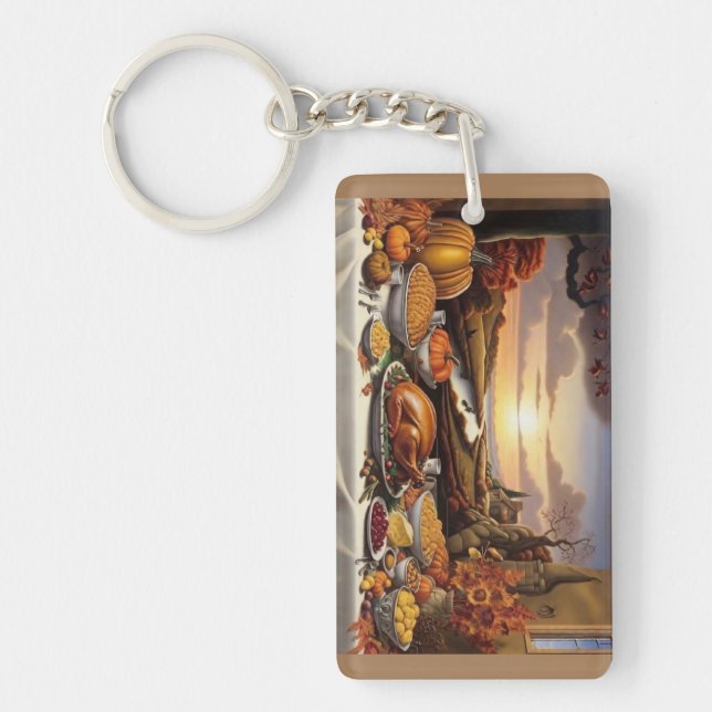 Thanksgiving Abundance Acrylic Keychain (Framsidan)
