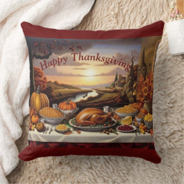 Thanksgiving Abundance Dekorativ kudde