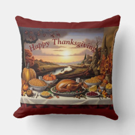 Thanksgiving Abundance Dekorativ kudde