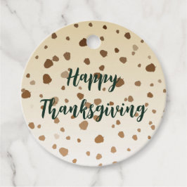 Thanksgiving Acorns Gåvor Etiketter