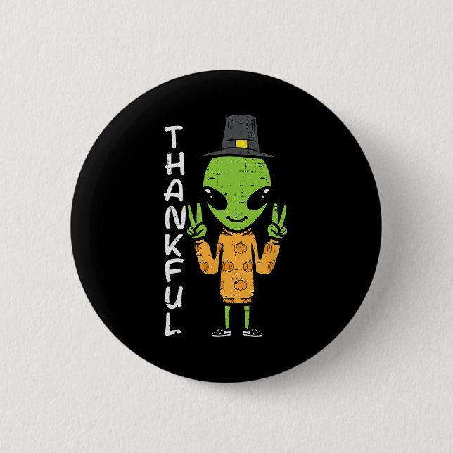 Thanksgiving Alien Thankful Fall Space Manar B Knapp (Framsida)