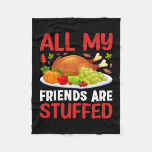 Thanksgiving alla mina vänner är fulla fleecefilt