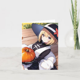 Thanksgiving Anime C - AI Helgkort