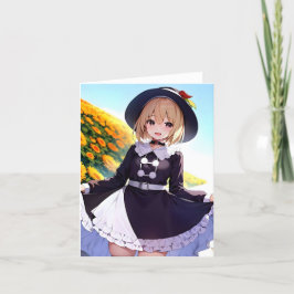 Thanksgiving Anime D - AI Helgkort