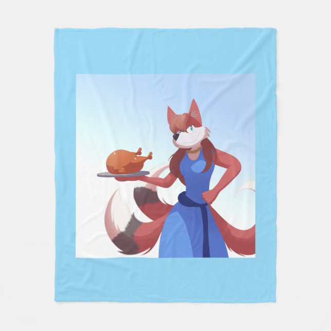 Thanksgiving Anton's Mom Fleecefilt (Framsidan)