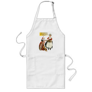 thanksgiving Apron Långt Förkläde