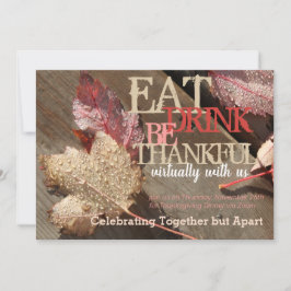 Thanksgiving Ät dryck Var ett tankfullt, platt kor