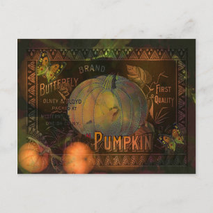 Thanksgiving av artetiska pumpor helg vykort