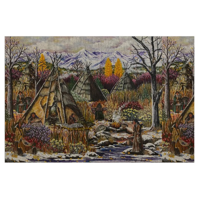 Thanksgiving av Cayuse Fabric Tyg (Fat Quarter)