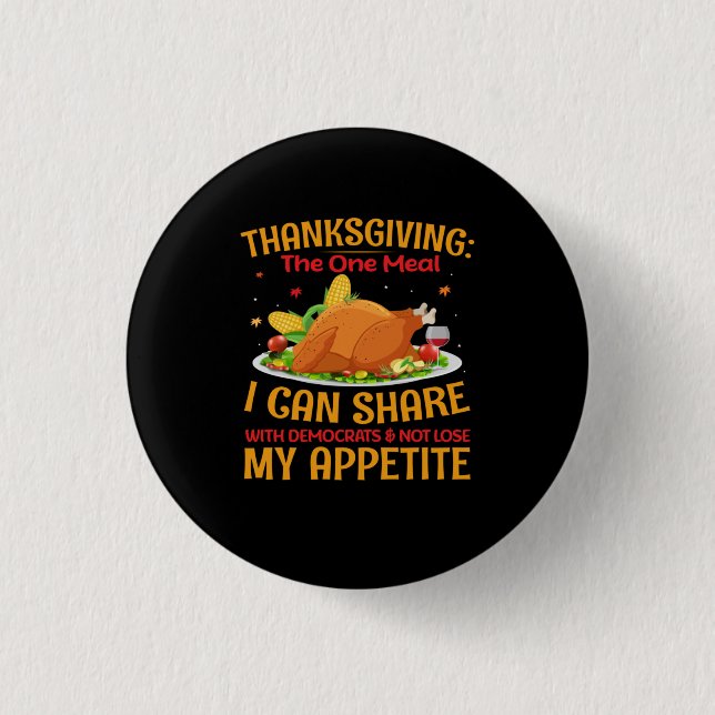 Thanksgiving av ett mål knapp (Framsida)
