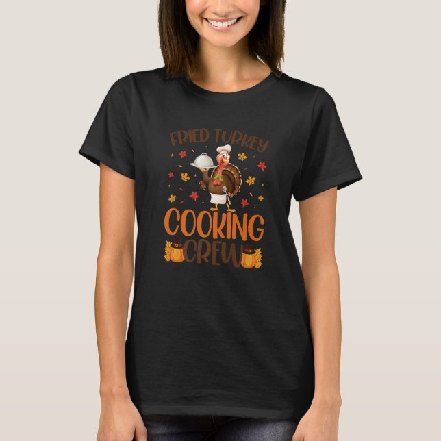Thanksgiving av färd- och kokbesättning i Turkiet T Shirt (Framsida)