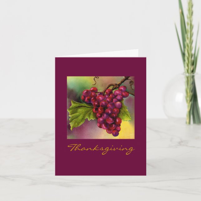 Thanksgiving av grafitkluster helgkort (Framsida)