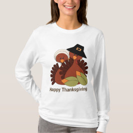 Thanksgiving av kalkonkvinnor Helgdag t-shirt