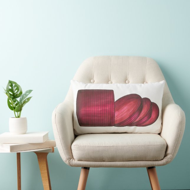 Thanksgiving av konserverad tranberbärssås lumbarkudde (Stol)