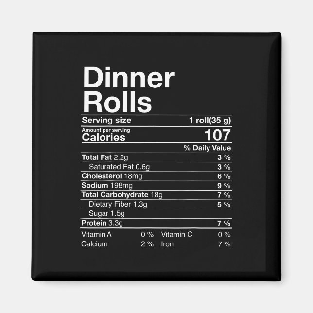 Thanksgiving av matsalsmaturer magnet (Framsidan)
