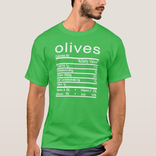 thanksgiving av olivnäringsfetter t shirt (Framsida)