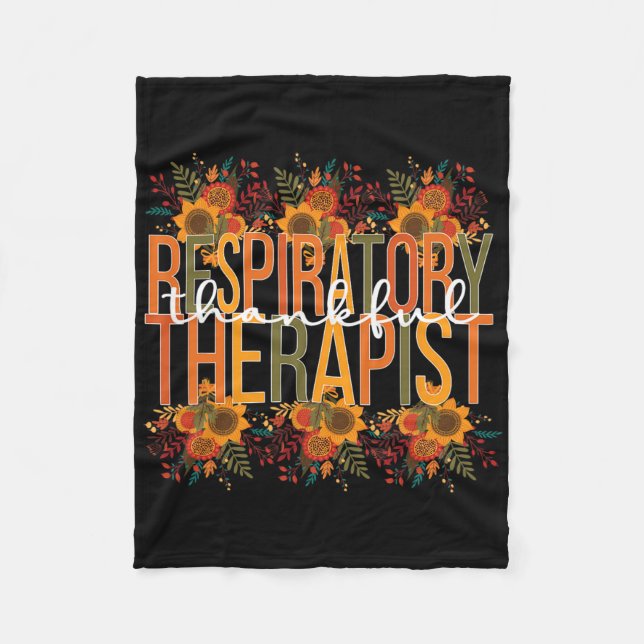 Thanksgiving av tacksam respiratorisk terapi fleecefilt (Framsidan)