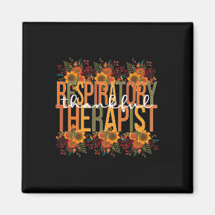 Thanksgiving av tacksam respiratorisk terapi magnet