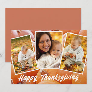 Thanksgiving av Trendig Orange Red Family Photos