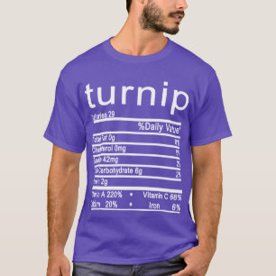thanksgiving av turnip Nutrition Facts T Shirt