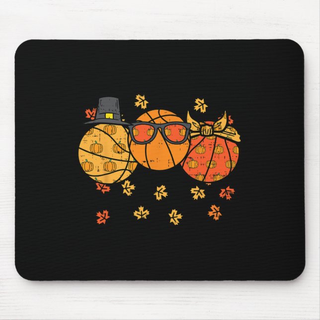 Thanksgiving Basketballar Pilgrim Fall Autumn Mana Musmatta (Framsidan)