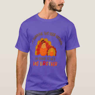 Thanksgiving big brother raglan shirt thankful tur t